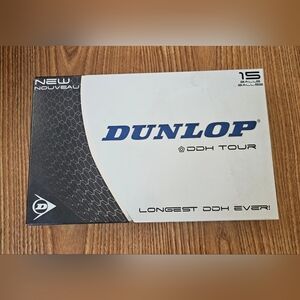 Dunlop DDH Tour Golf Balls (15 Pack) Max Distance New In Box
